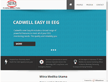Tablet Screenshot of mitramedikautama.com